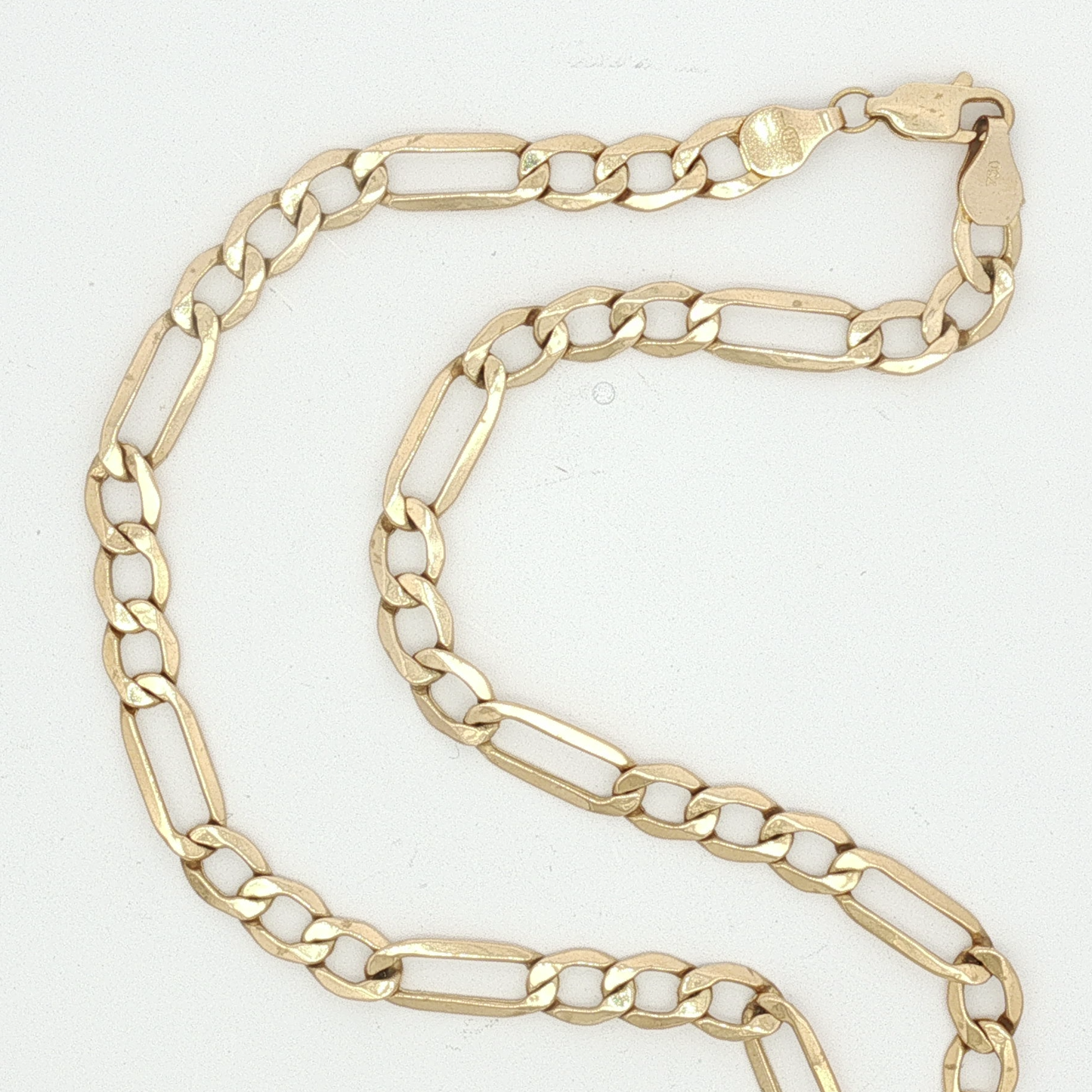 Yellow Gold Figaro Chain Necklace