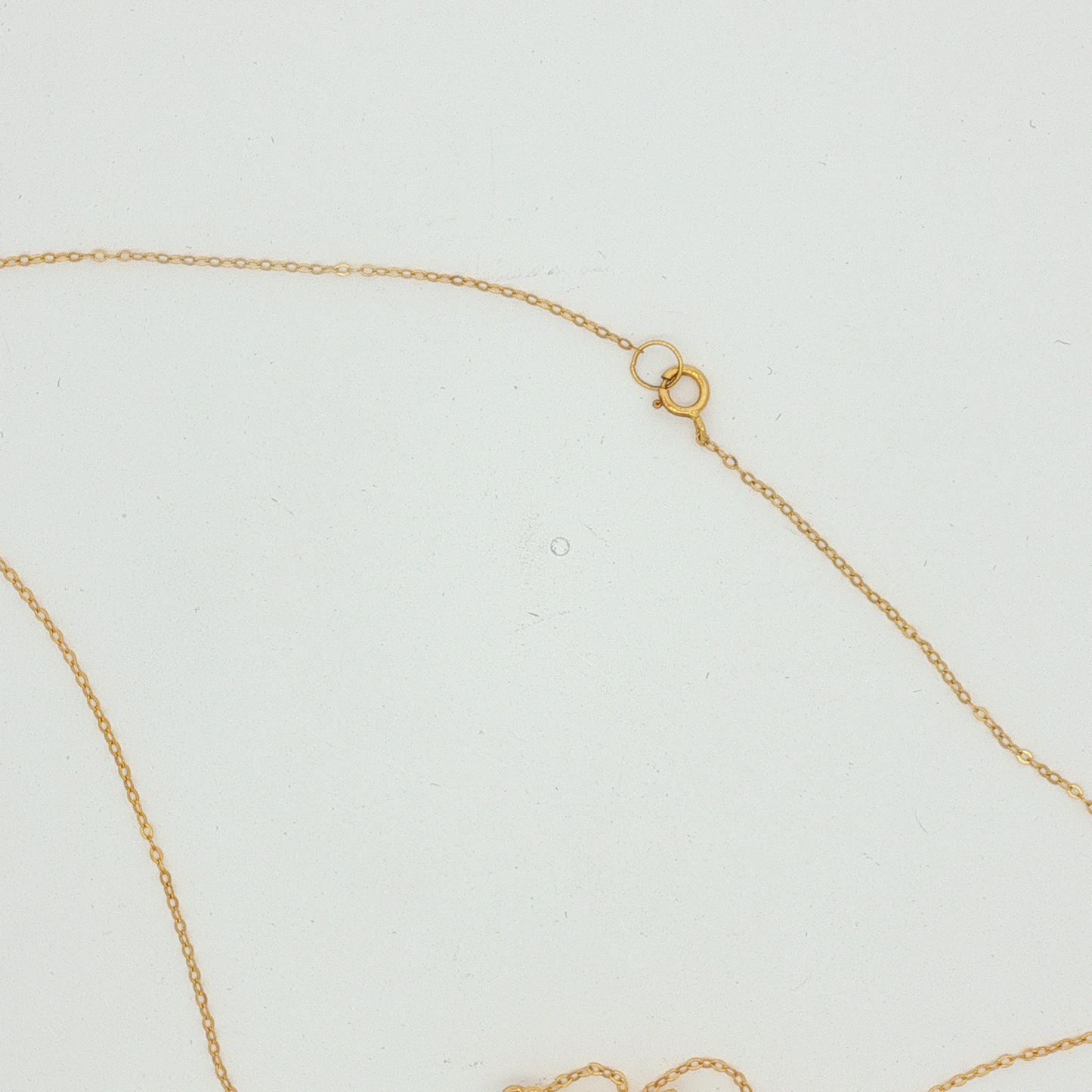 Heart-Shaped Citrine Heartbeat Necklace in Yellow Gold