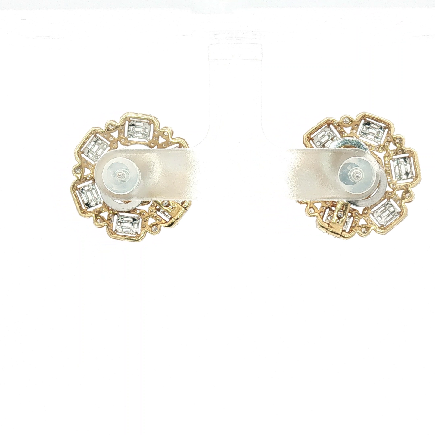Yellow Gold Diamond Daffodil Jewelry Set