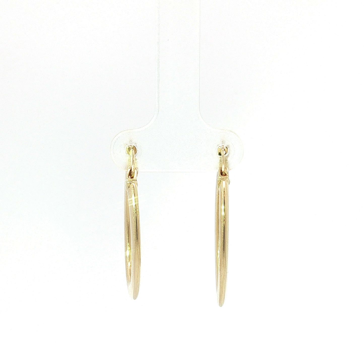 Classic Yellow Gold Hoop Earrings