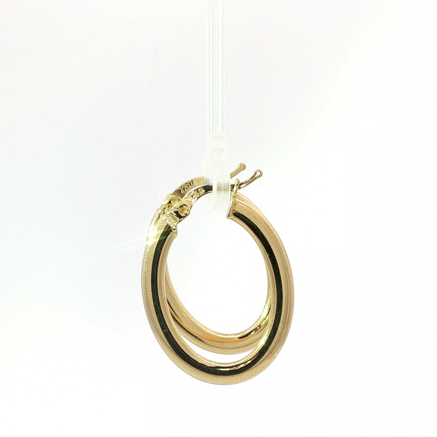 Classic Yellow Gold Hoop Earrings