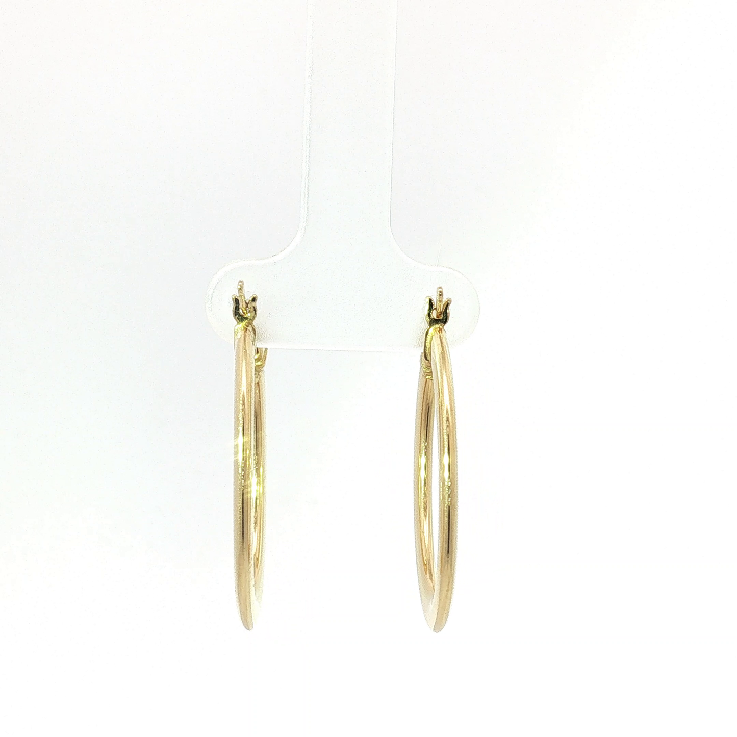 Classic Yellow Gold Hoop Earrings