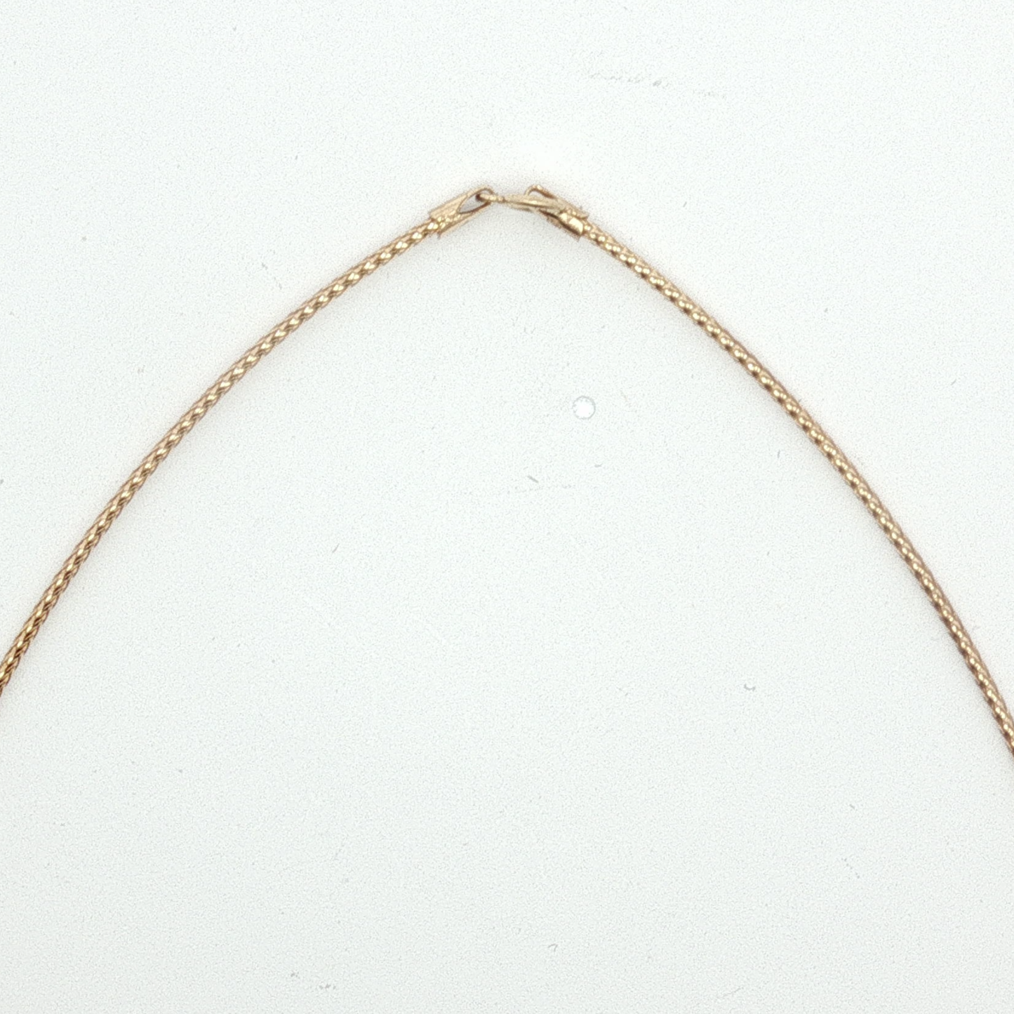 Yellow Gold Bow Charm Necklace