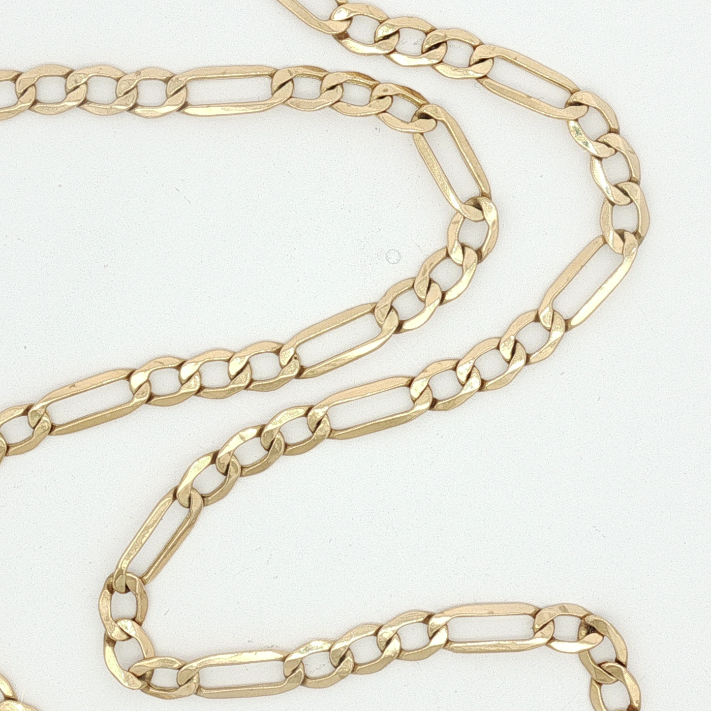 Yellow Gold Figaro Chain Necklace