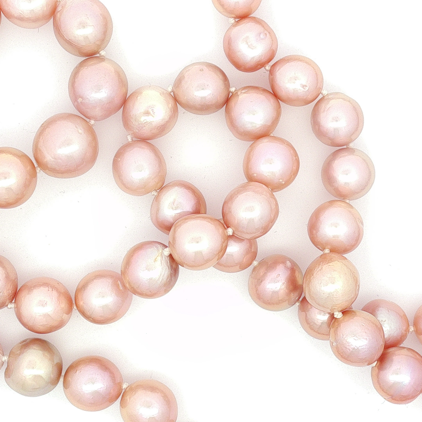 Classic Pink Pearl Strand Necklace