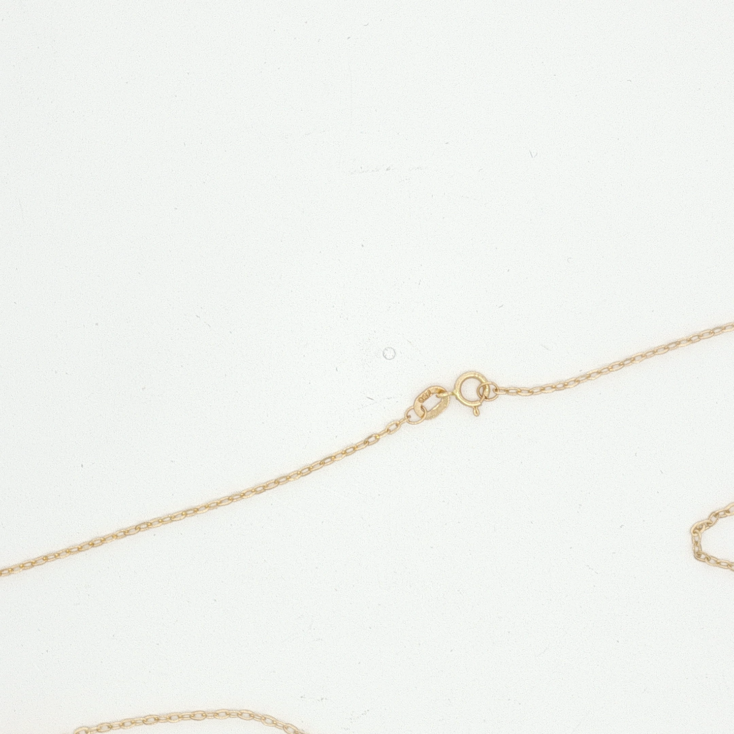 Yellow Gold Engraved Wealth Bowl Charm Necklace