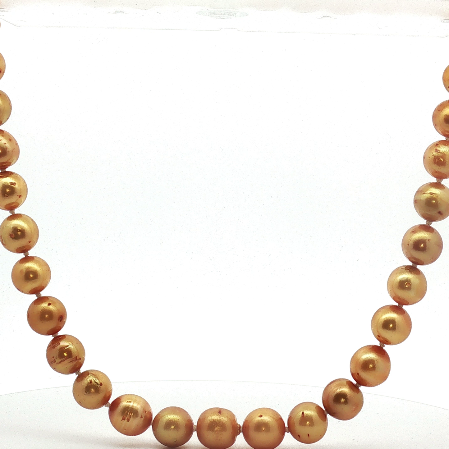 Golden Pearl Strand Necklace
