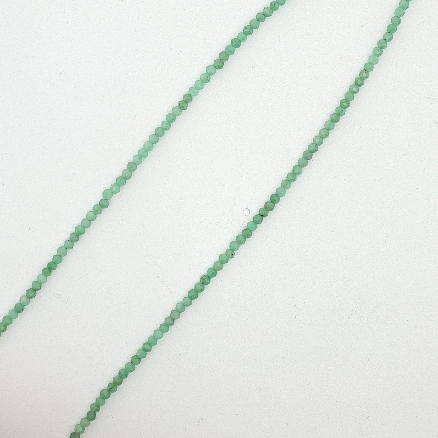 Faceted Emerald Beaded Necklace