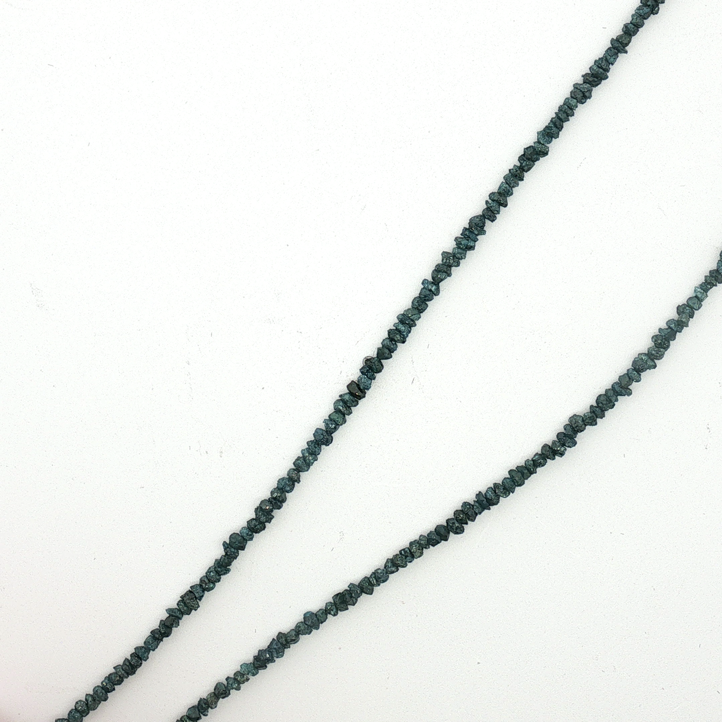 Rough-Cut Obsidian Beaded Necklace / BEEE 2354-0817
