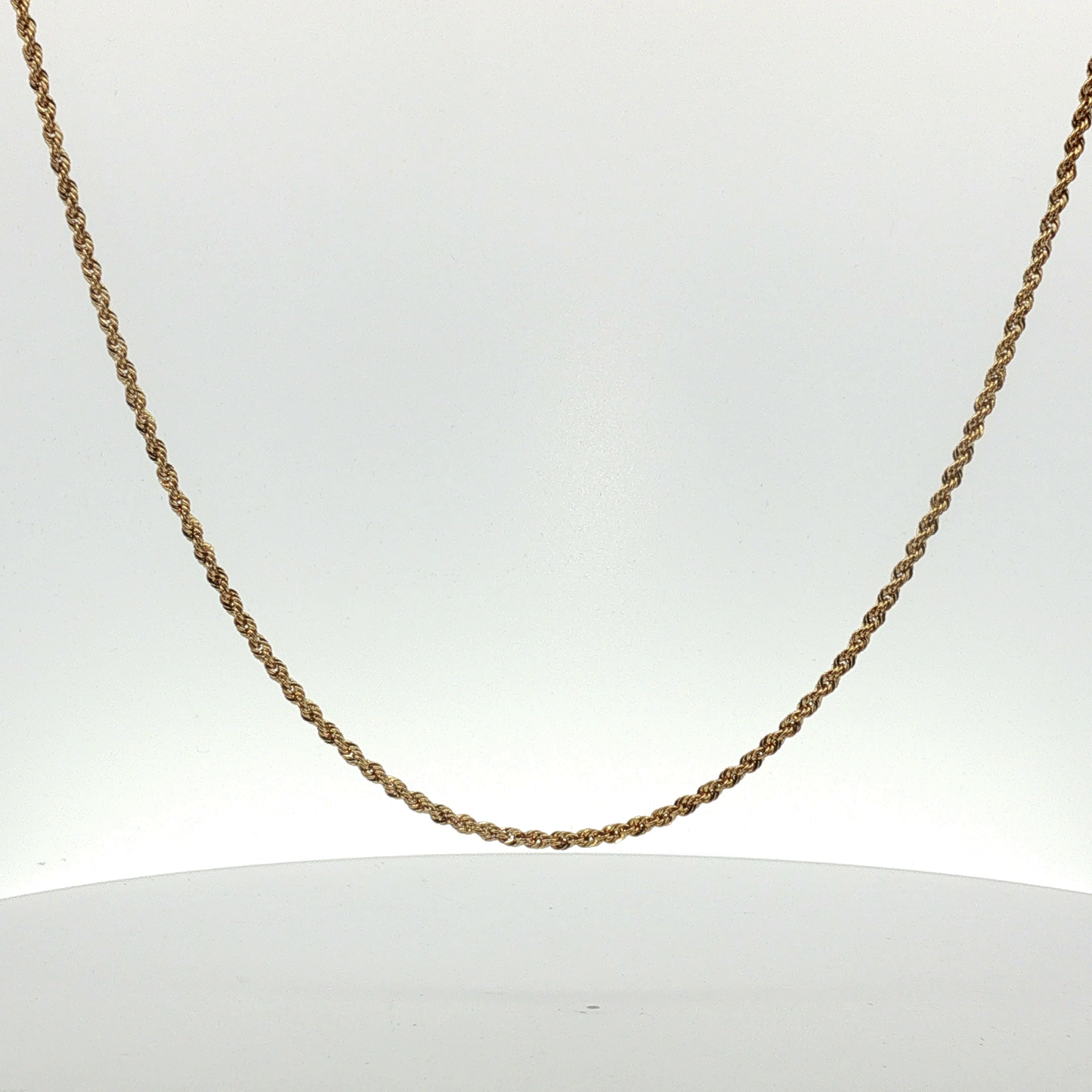 Yellow Gold Rope Chain Necklace / AEE-PG N246672-031826