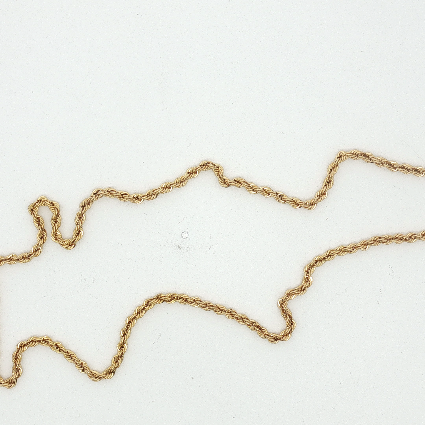 Yellow Gold Rope Chain Necklace / AEE-PG N246672-031826