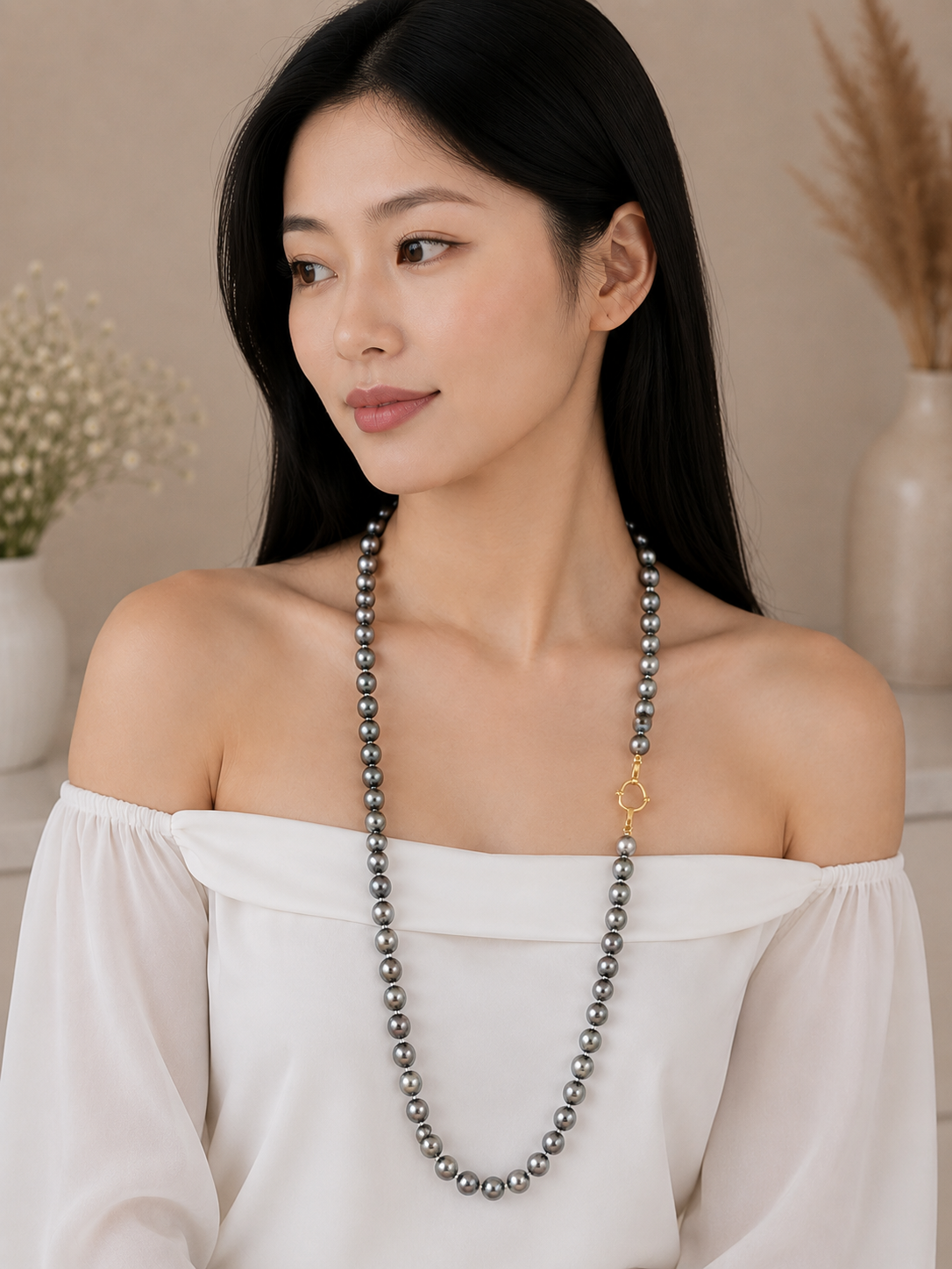 Classic Pearl Strand Necklace
